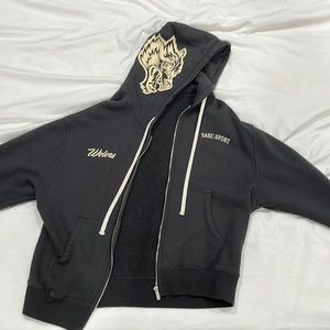 Darcsport zip up hoodie GREY